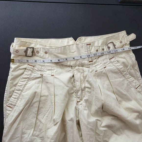 Polo Ralph Lauren Women's Cinched Ankle Denim Jean Capri's Size 6 Y2K Baggy - Picture 8 of 12